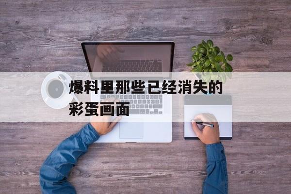 爆料里那些已经消失的彩蛋画面